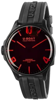 U-Boat Darkmoon 8466/C Stainless steel Black