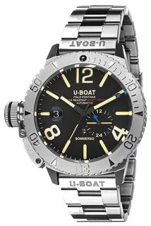 U-Boat Dive Watch 9007/A/MT Stainless steel Black