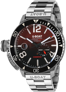 U-Boat Dive Watch 9521/MT Stainless steel Red