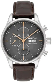 Union Glashütte Viro Chronograph D011.414.16.081.01 Stainless steel Gray