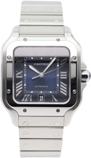 Cartier Santos WSSA0030 Stainless steel Blue