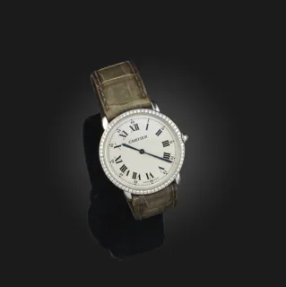 Cartier Ronde Louis Cartier WD600451 33mm White gold Silver