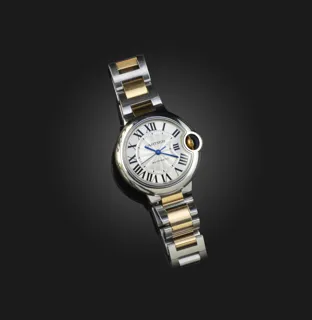 Cartier Ballon Bleu 33mm W2BB0002 Stainless steel Silver