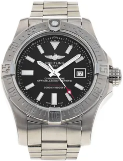 Breitling Avenger A17331 45mm Stainless steel Black