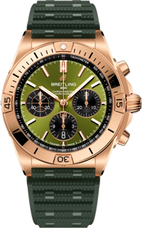 Breitling Chronomat B01 RB01344A1L1S1 Rose gold Green