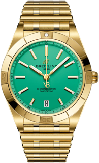 Breitling Chronomat K103801A1L1K1 36mm Yellow gold Green