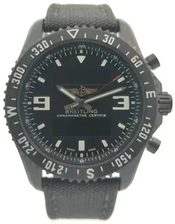 Breitling Chronospace M78367 46mm Black DLC-Coated Stainless Steel