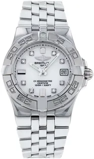 Breitling Galactic A71340 30mm Stainless steel White