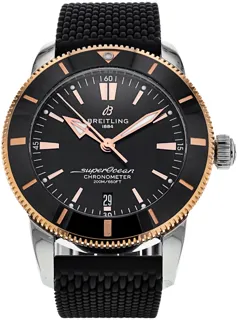 Breitling Superocean Heritage UB2030 44mm Rose gold and Stainless steel Black