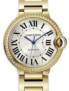 Cartier Ballon Bleu de Cartier 36mm Yellow Gold$Diamond-set Silver