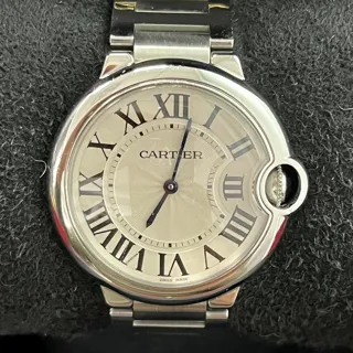 Cartier Ballon Bleu 36mm Stainless steel Silver