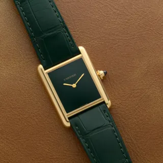 Cartier Tank Louis Cartier WGTA0191 Yellow gold green