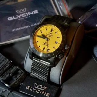 Glycine Airman GL0069 42mm Stainless steel Golden