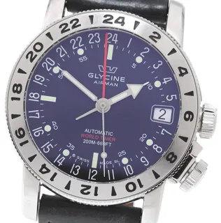 Glycine Airman 3917.2 46mm Steel Black