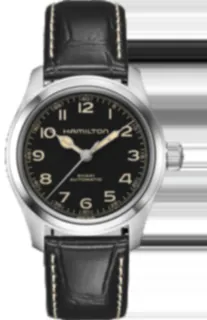 Hamilton Khaki Field H70405730 Stainless steel Black