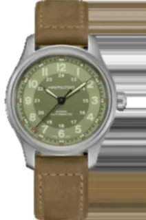 Hamilton Khaki Field H70545560 Titanium Green