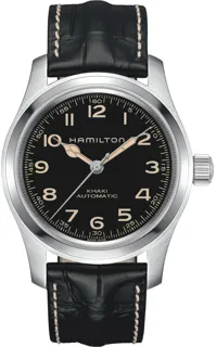 Hamilton Khaki Field H70605731 Stainless steel Black