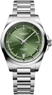 Longines Conquest L3.720.4.02.6 Stainless steel Green