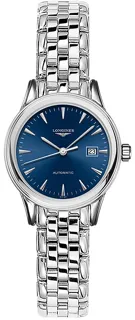 Longines Flagship L4.374.4.92.6 Stainless steel Blue