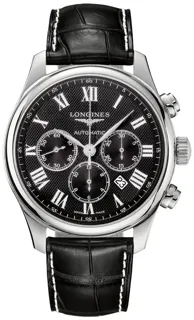 Longines Master Collection L2.859.4.51.7 Stainless steel Black