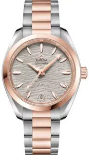 Omega Aqua Terra 220.20.34.20.06.001 Rose gold and Stainless steel Gray