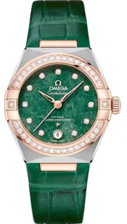 Omega Constellation 131.28.29.20.99.001 Rose gold and Stainless steel Green