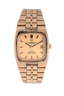 Omega Constellation 33mm Stainless steel and Gold-plated Champagne