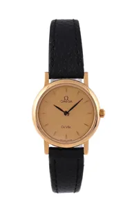 Omega De Ville 595.1111 23mm 18k Gold Champagne