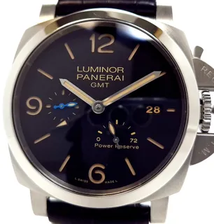 Panerai Luminor 1950 3 Days GMT Power  PAM 01321 44mm Stainless steel Black