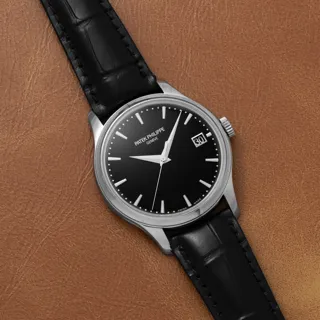 Patek Philippe Calatrava 5227G-010 White gold Black