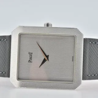 Piaget Protocole 90154 26mm White gold Silver