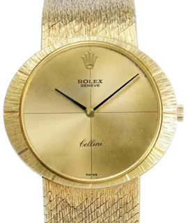 Rolex Cellini 4081 25mm Yellow gold Golden