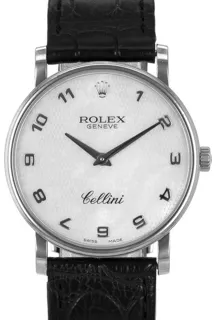 Rolex Cellini 5115/9 32mm White gold White