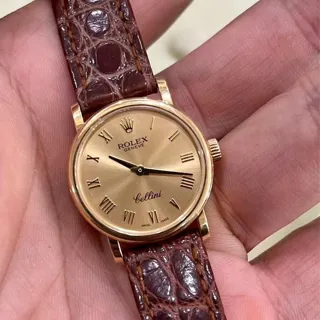 Rolex Cellini 6110 Yellow gold Champagne