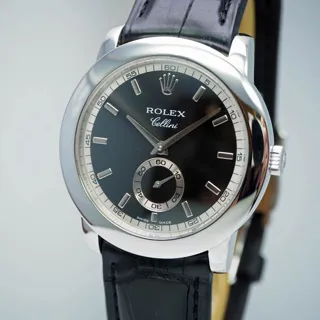 Rolex Cellini Cellinium 5241 38mm Platinum Black