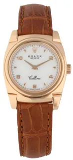 Rolex Cellini Cestello 5310 26mm Rose gold White