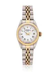 Rolex Lady-Datejust 69173 25mm Stainless steel and gold White