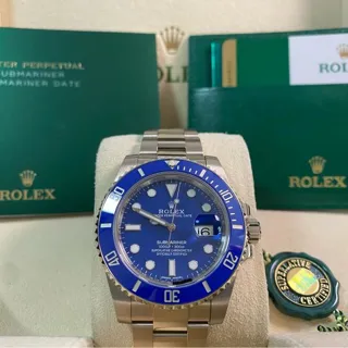 Rolex Submariner 116619LB 40mm White gold Blue