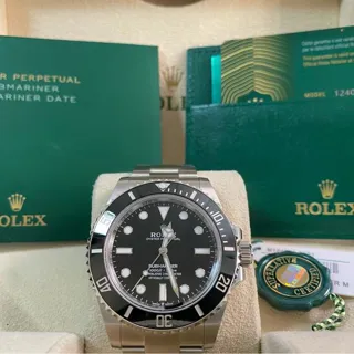 Rolex Submariner 124060 41mm Stainless steel Black