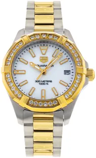 TAG Heuer Aquaracer WBD1321.BB0320 Yellow gold and Stainless steel White