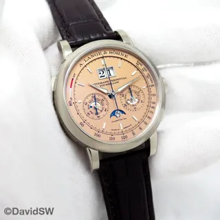 A. Lange & Söhne Datograph Perpetual Tourbillon 740.056FE White gold Pink