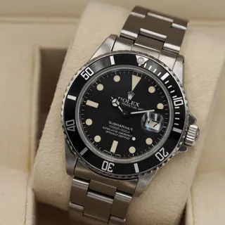 Rolex Submariner Date 16800-0001 Stainless steel Black