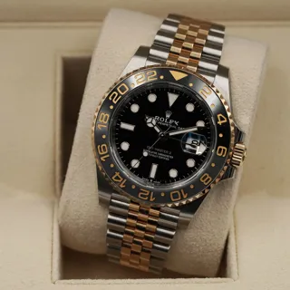 Rolex GMT-Master II 126713GRNR-0001 Yellow gold and Oystersteel Black