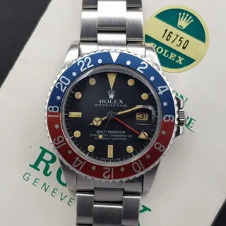 Rolex GMT-Master 16750 40mm Stainless steel Black