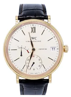 IWC Portofino IW510107 45mm Yellow gold Silver