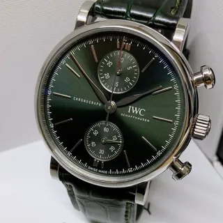 IWC Portofino IW391405 39mm Stainless steel Green