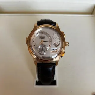 Glashütte PanoRetroGraph 60-01-03-03-06 Rose gold Silver