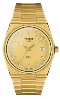 Tissot PRX T137.410.33.021.00 40mm Yellow gold and Stainless steel Champagne