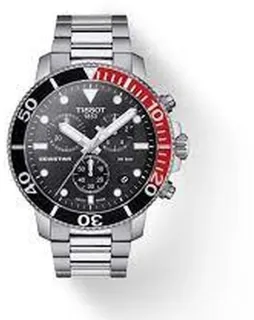 Tissot Seastar T1204171105101 45.5mm Stainless steel Black