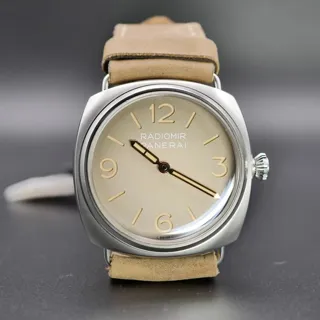 Panerai Radiomir PAM01350 45mm Stainless steel Beige